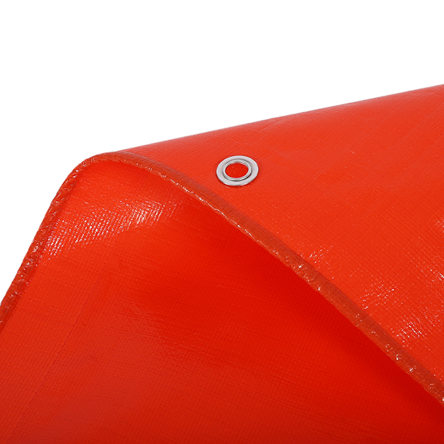 برتقالي/برتقالي PE القماش المشمع