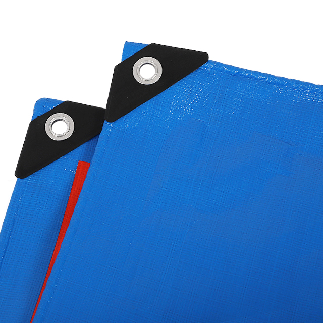 الأزرق / البرتقالي PE القماش المشمع