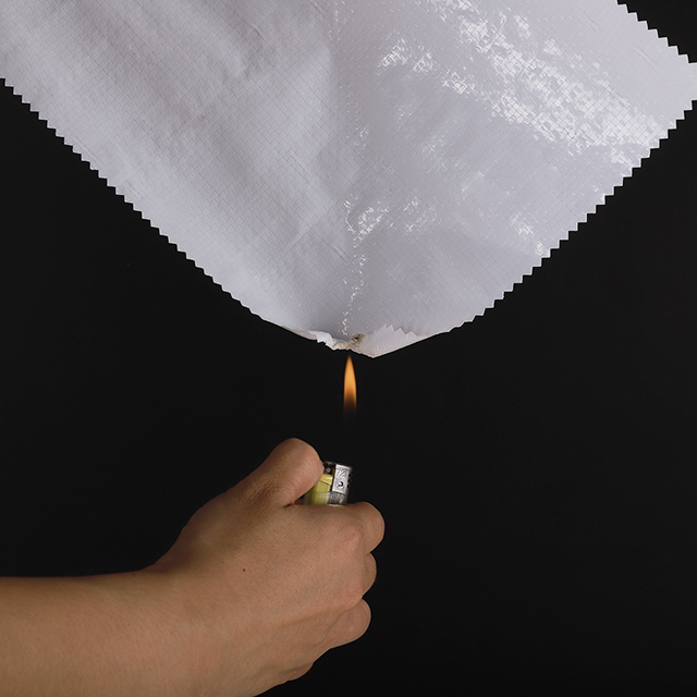 النار لهب القماش المشمع PE